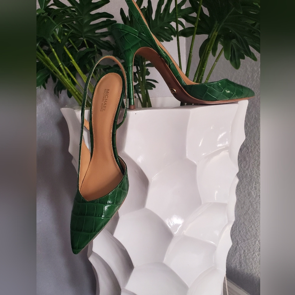 Michael Kors Green Heeled Shoes